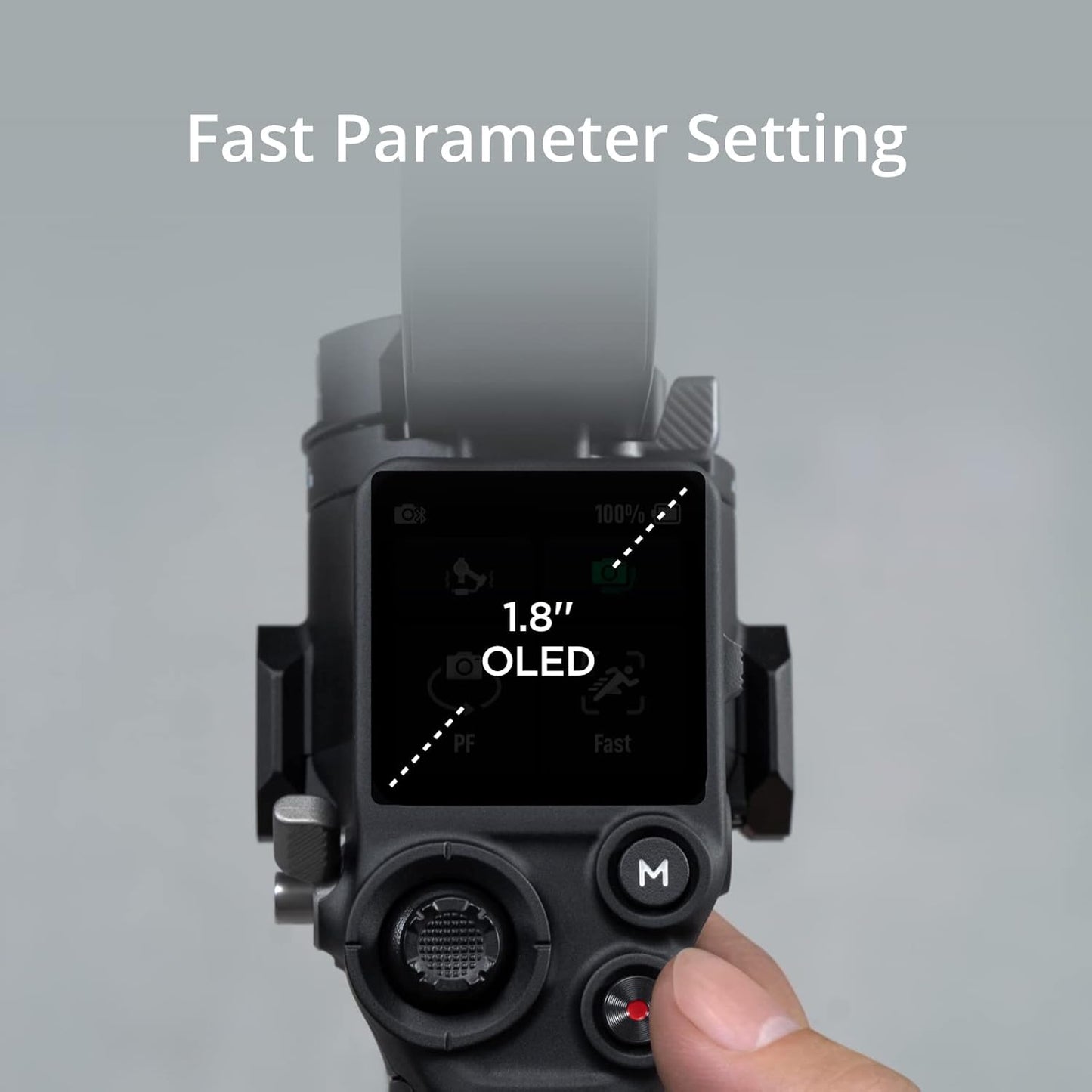 DJI RS 3 Mini, 3-Axis Gimbal Stabilizer for Cameras Canon/Sony/Panasonic/Nikon/Fujifilm, 2 kg (4.4 lbs) Tested Payload, Camera Stabilizer, Camera Gimbal with Native Vertical Shooting