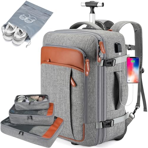 Lumesner Carry on Backpack, Extra Large 40L Flight Approved Travel Backpack for Men & Women - PuriLite