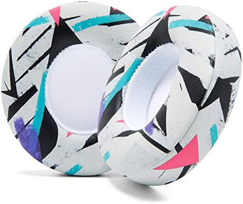 WC Extra Thick Replacement Earpads for Beats Solo 2 & 3 by Wicked Cushions - Ear Pads for Beats Solo 2 & 3 Wireless ON-Ear Headphones - Soft Leather, Luxury Memory Foam, Strong Adhesive | White
