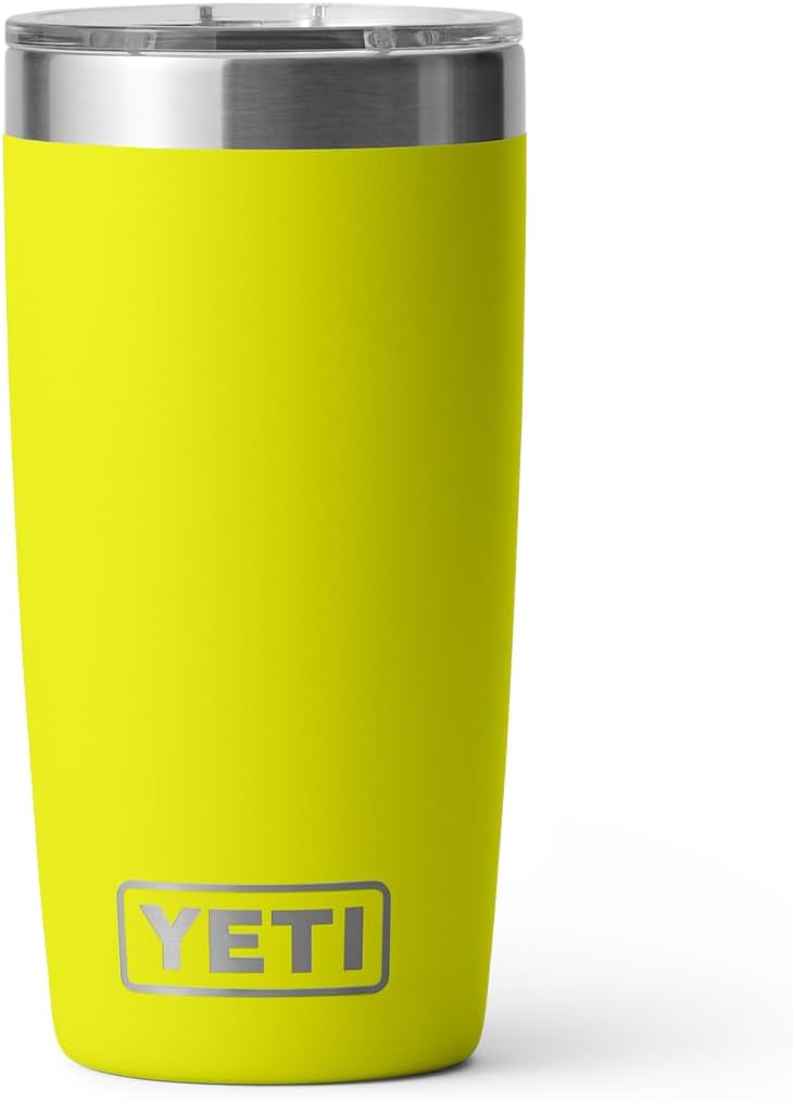 YETI Rambler 10 oz Tumbler, Stainless Steel, Vacuum Insulated with MagSlider Lid, White