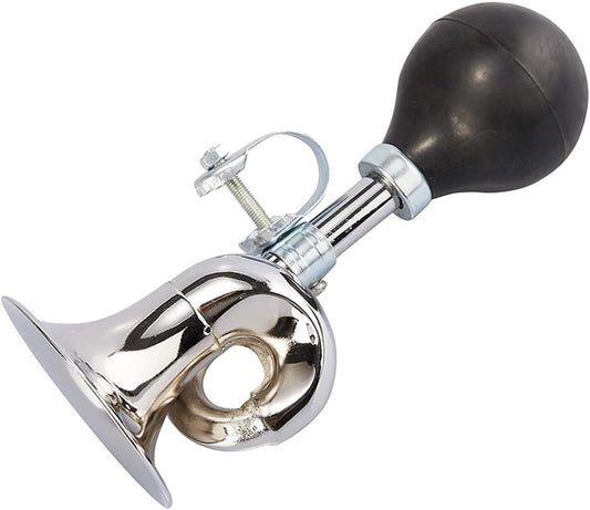 Helonge Bike Horn, Classic Metal Horn for Adult and Kids Bike, Fits Most Bicycle Handlebar - PuriLite