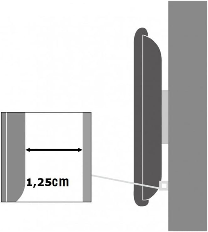 Techly Ultra Slim Fixed TV Wall Mount- 40-65in