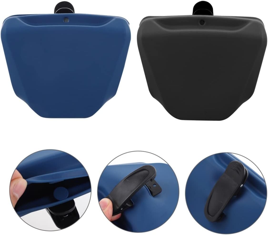 VOSAREA 2pcs Silicone Dog Treat Container Training Pouch Pet Supplies for Puppies