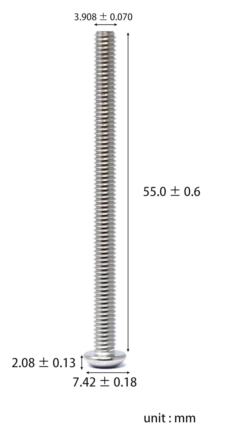 iexcell 50 Pcs M6 x 20mm Thread Pitch 1 mm Stainless Steel 304 Hex Socket Button Head Cap Screws Bolts Kit