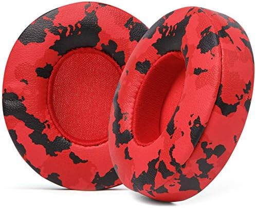 WC Extra Thick Replacement Earpads for Beats Solo 2 & 3 by Wicked Cushions - Ear Pads for Beats Solo 2 & 3 Wireless ON-Ear Headphones - Soft Leather, Luxury Memory Foam, Strong Adhesive | White