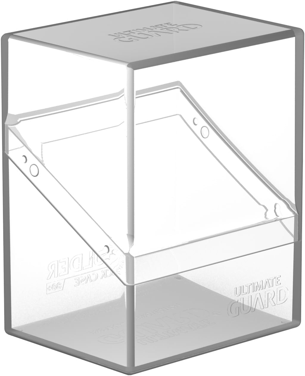 Ultimate Guard Boulder 100+ Classic, Deck Case for 100 Double-Sleeved TCG Cards, Onyx, Secure & Durable Storage for Trading Card Games, Soft-Touch Finish