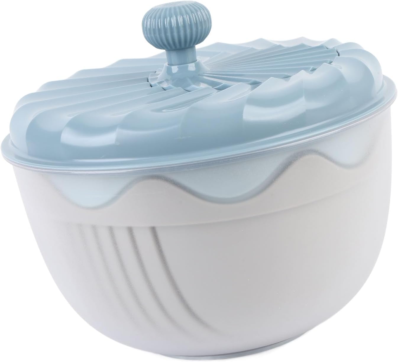 Yosoo Salad Spinner Efficient Multifunctional Vegetable Washer and Salad Chopper for Home Kitchen (Beige)