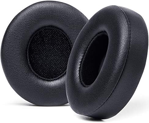 WC Extra Thick Replacement Earpads for Beats Solo 2 & 3 by Wicked Cushions - Ear Pads for Beats Solo 2 & 3 Wireless ON-Ear Headphones - Soft Leather, Luxury Memory Foam, Strong Adhesive | White