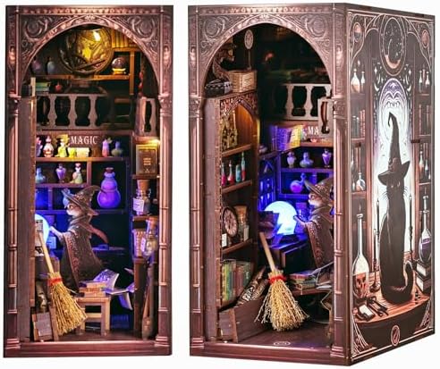 Purilite Select Magic Wizard Cat 3D Book Nook Kit