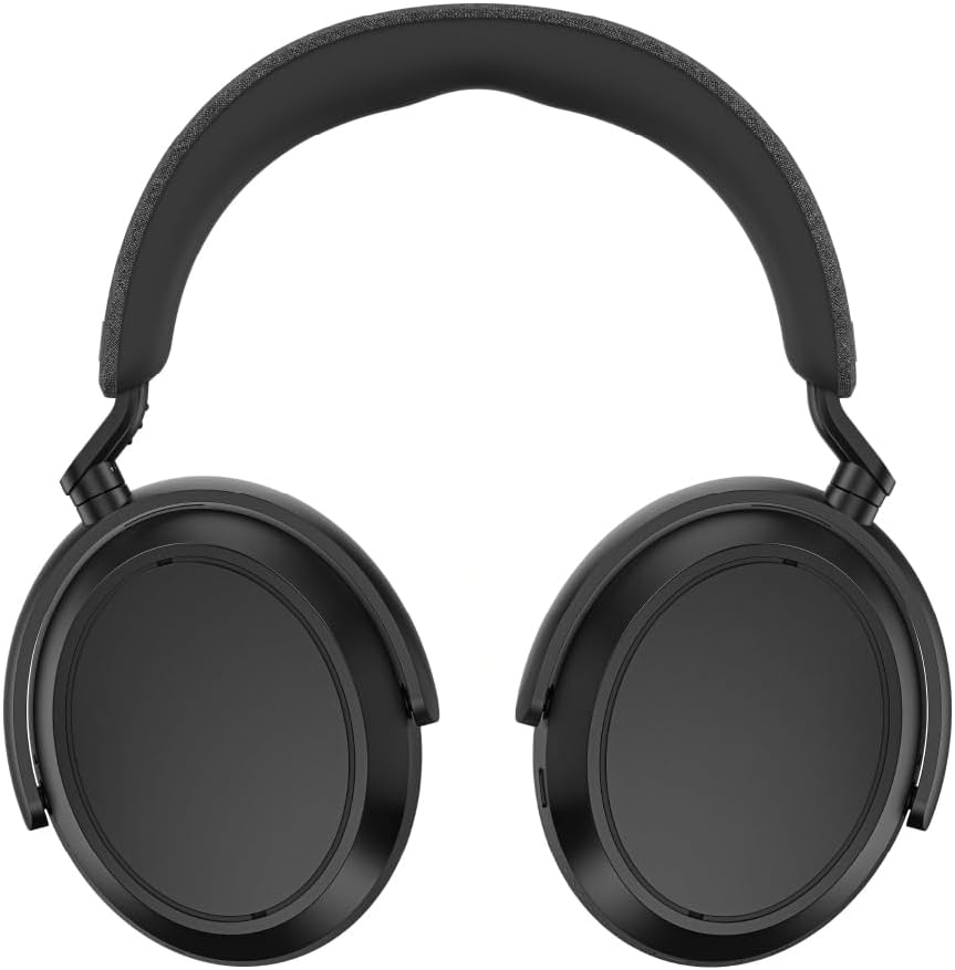 Sennheiser Momentum 4 Wireless Headphones, Bluetooth for Crystal-Clear Calls w/Adaptive Noise Cancellation, 60h Battery Life, Customizable Sound & Lightweight Folding Design, Black/Copper