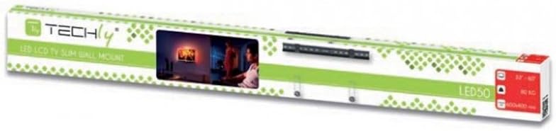 Techly Ultra Slim Fixed TV Wall Mount- 40-65in