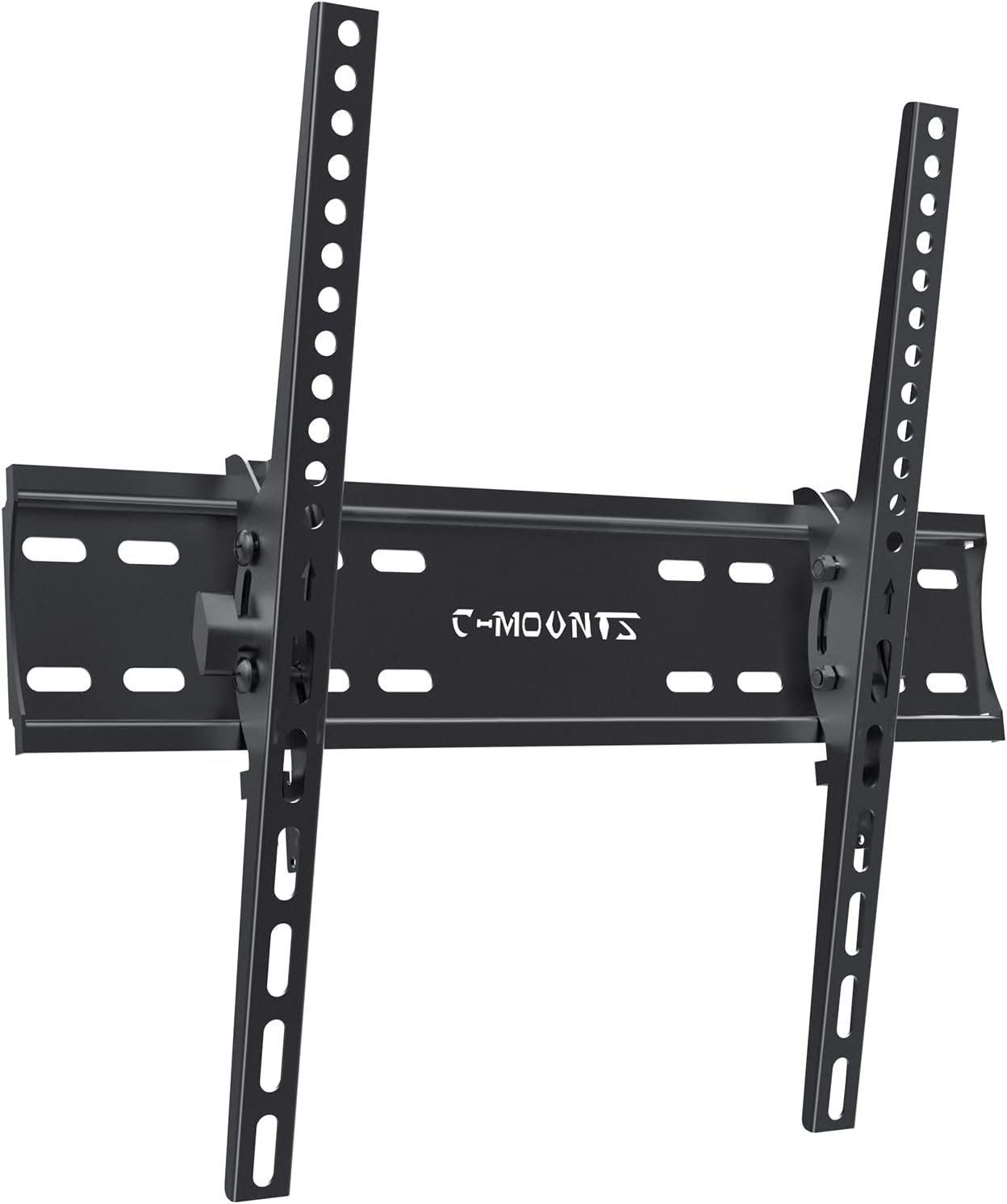 C-MOUNTS Tilting TV Wall Mount Bracket Low Profile for Most 26-65 inch Flat ScreenCurved TVs, Monitor, TV Mount with Max VESA 400x400mm Weight up to 110 lbs