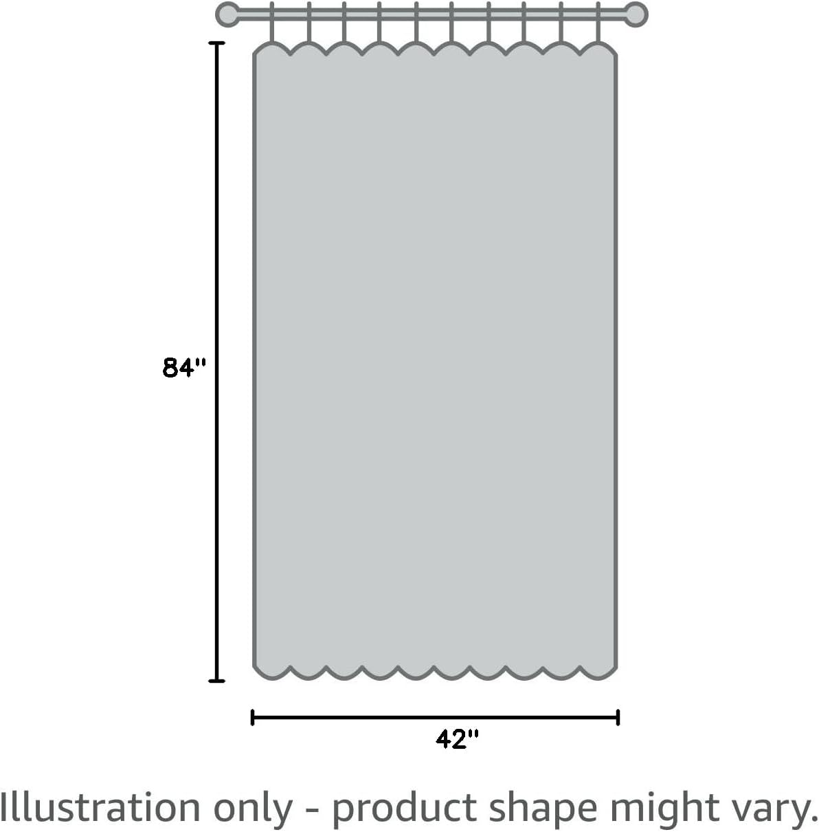 NICETOWN Blackout Curtains 2 Panels for Bedroom- Thermal Insulated Grommet Blackout Curtains 63 Inches Long for Living Room/Kitchen Rideaux occultants (2 Panels, W42 x L63 -Inch,Grey) - PuriLite