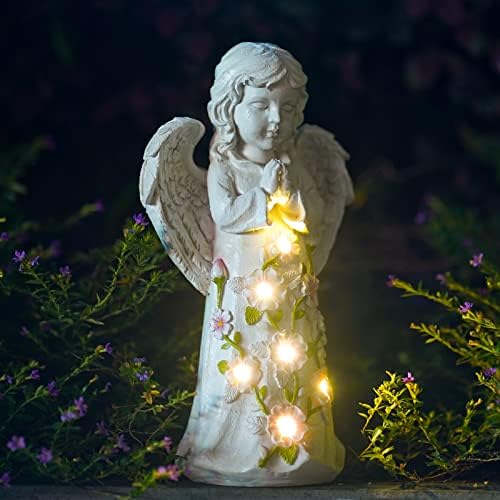 Nacome Solar Garden Outdoor Statues Turtle with Succulent 7 LED Lights - Lawn Decor Patio, Balcony, Yard Ornament - Birthday for Women/Mom/Grandma
