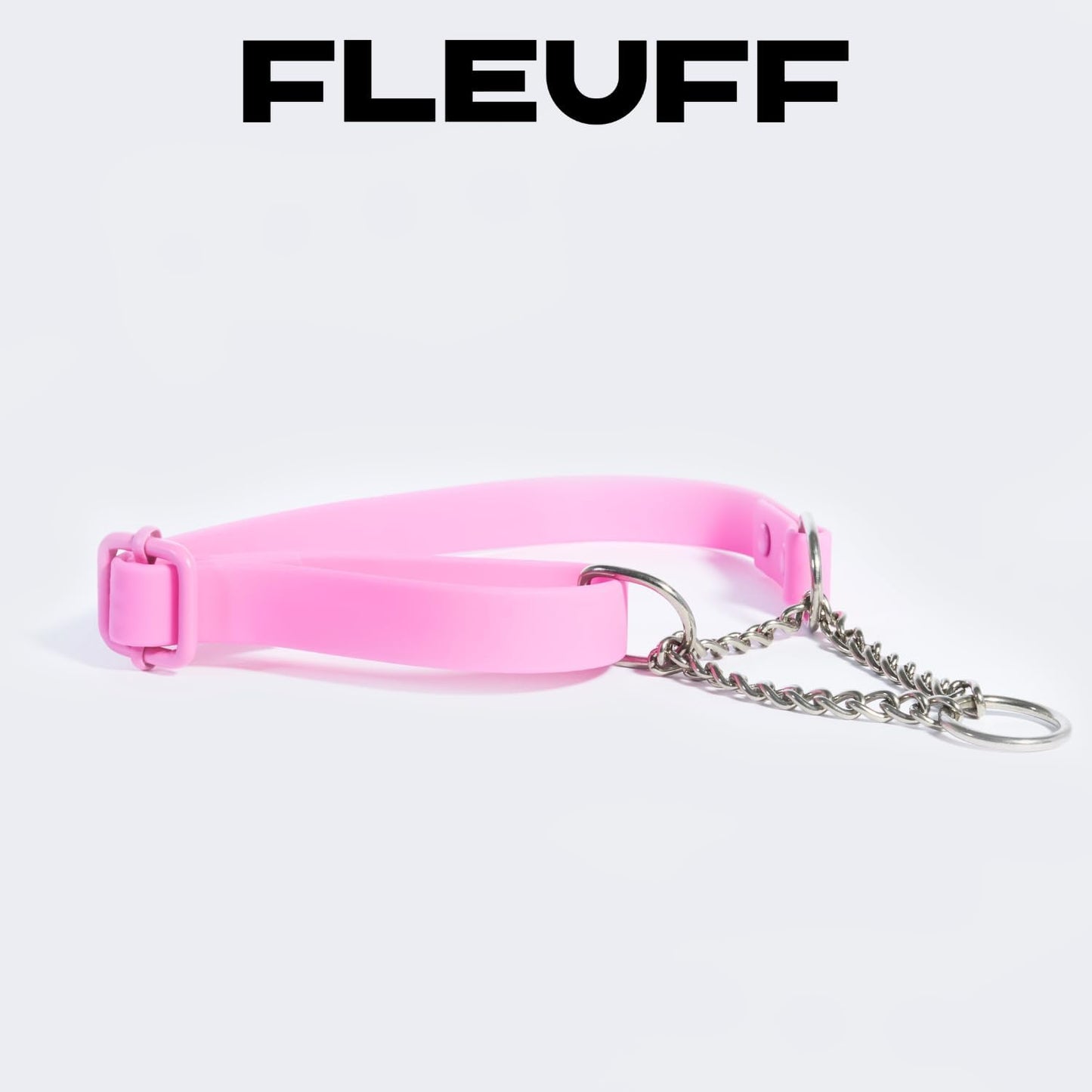 Fleuff Waterproof Martingale Dog Collar (Mellow Yellow, Medium)