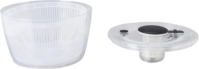 Generic Vegetable Washer Dryer, Anti Slip Base Salad Spinner PP for Home (Small Size(15x10in))