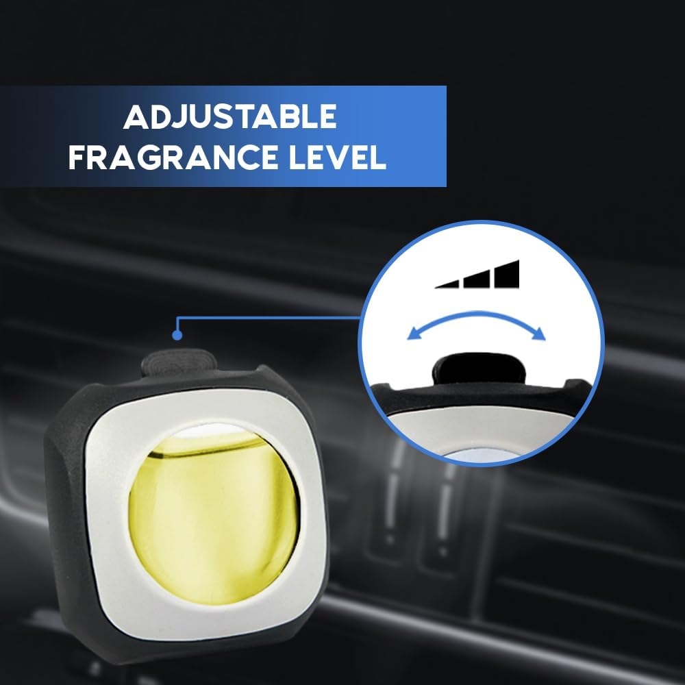 Air Jungles New Car Scent Car Air Freshener Clip, 6 Car Freshener Vent Clips, 4ml Each, Long Lasting Air Freshener for Car, Up to 180 Days Car Refresher Odor Eliminator