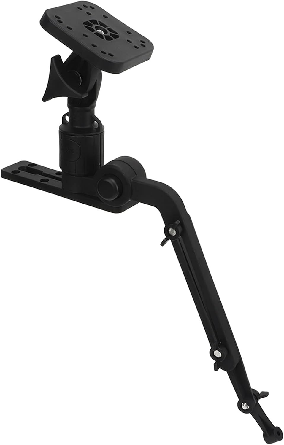 Fish Finder Mount for Kayak, Fish Finder Mount Base, Greater Clamping Force Transducer Mounting Arm