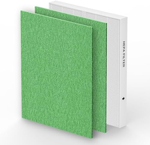 AP-1512HH Air Purifier Replacement Filter Set for Coway Airmega AP-1512HH and and Airmega 200M air Purifier, 2 HEPA and 6 Carbon Filters Compared to Part #3304899 - PuriLite