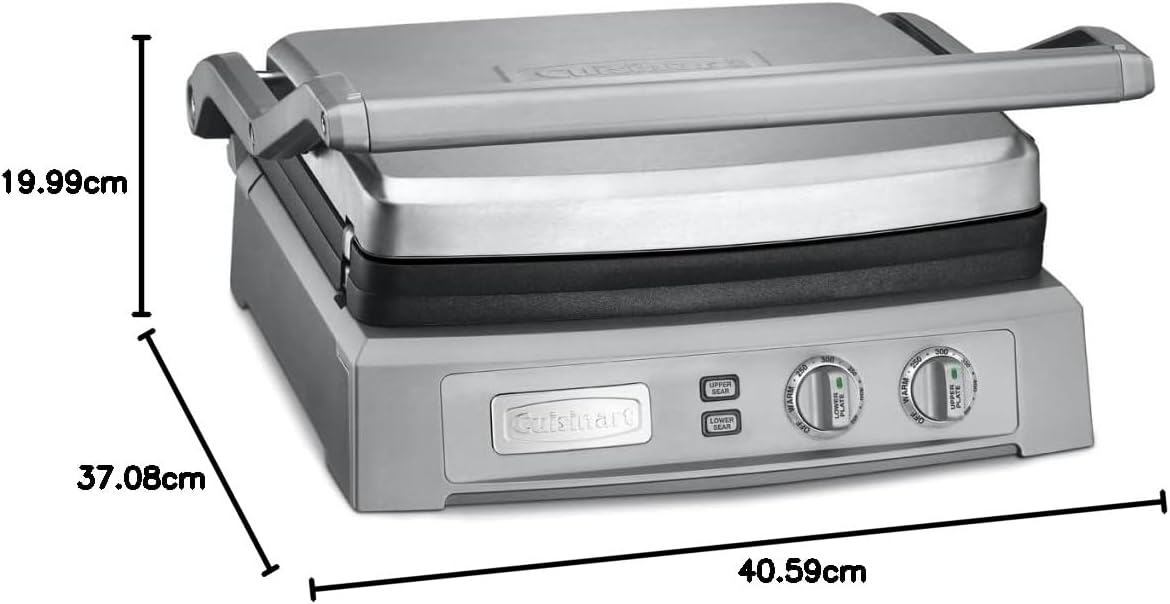 Cuisinart GR-150 Griddler Deluxe, Brushed Stainless