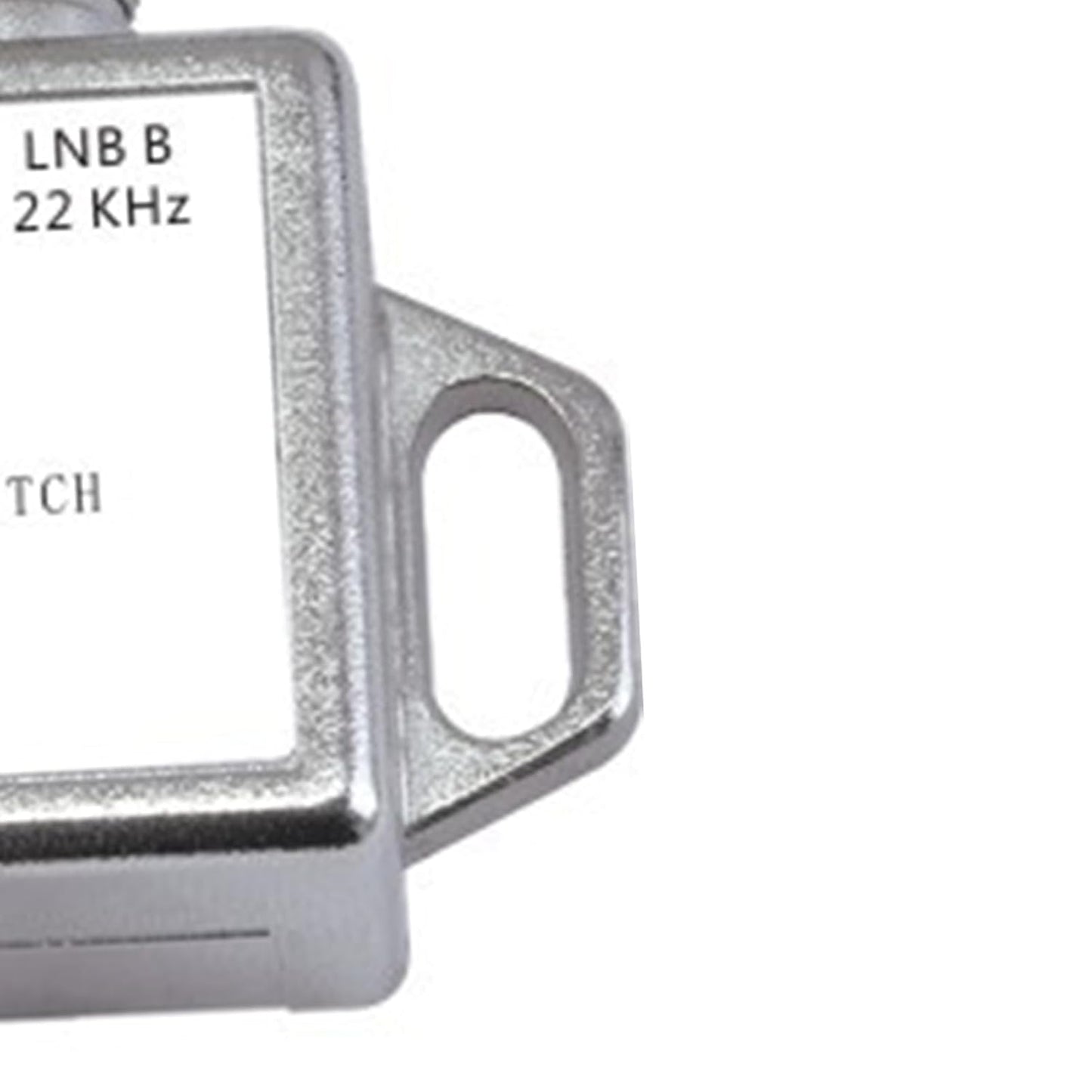 Satellite Switch, 0/22KHz, Compact Zinc Alloy TV Switch, Stable, Professional Easy to Use, Premium Material, for Switching TV Channels