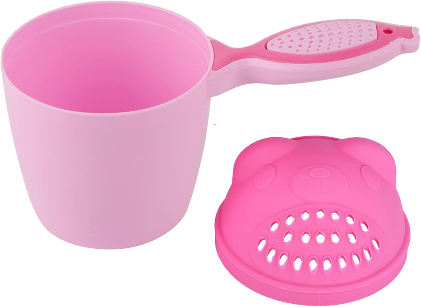 Qiilu Bath Rinse Cup Baby Shampoo Cup Cute Kid Wash Hair Bathing Flusher Eye(Green) ()