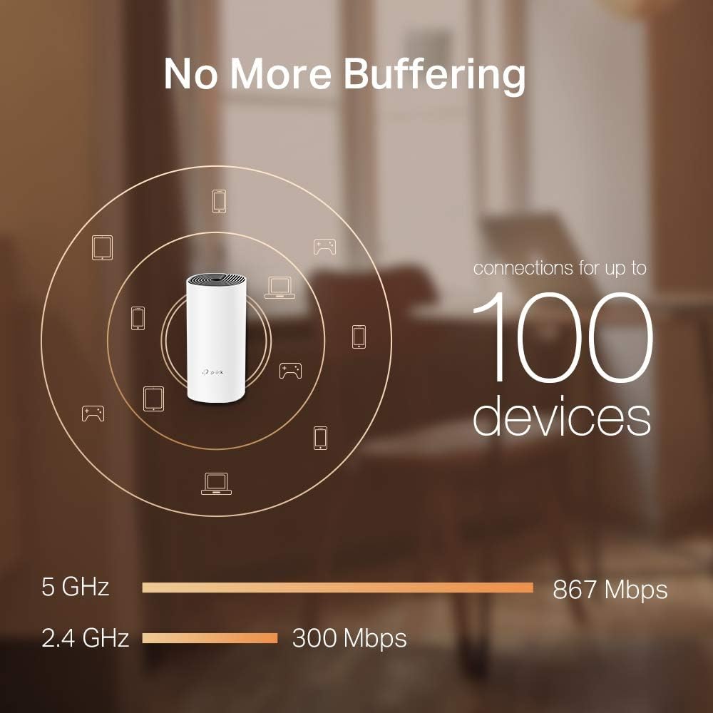 TP-Link Deco BE5000 Dual-Band WiFi 7 Mesh System (Deco BE25) – Supports 150+ Devices, 5GHz/2.4GHz, 2.5Gbps Ports, MLO, 4K-QAM, HomeShield Security, Universal Compatibility (3-Pack)