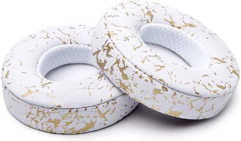 WC Extra Thick Replacement Earpads for Beats Solo 2 & 3 by Wicked Cushions - Ear Pads for Beats Solo 2 & 3 Wireless ON-Ear Headphones - Soft Leather, Luxury Memory Foam, Strong Adhesive | White