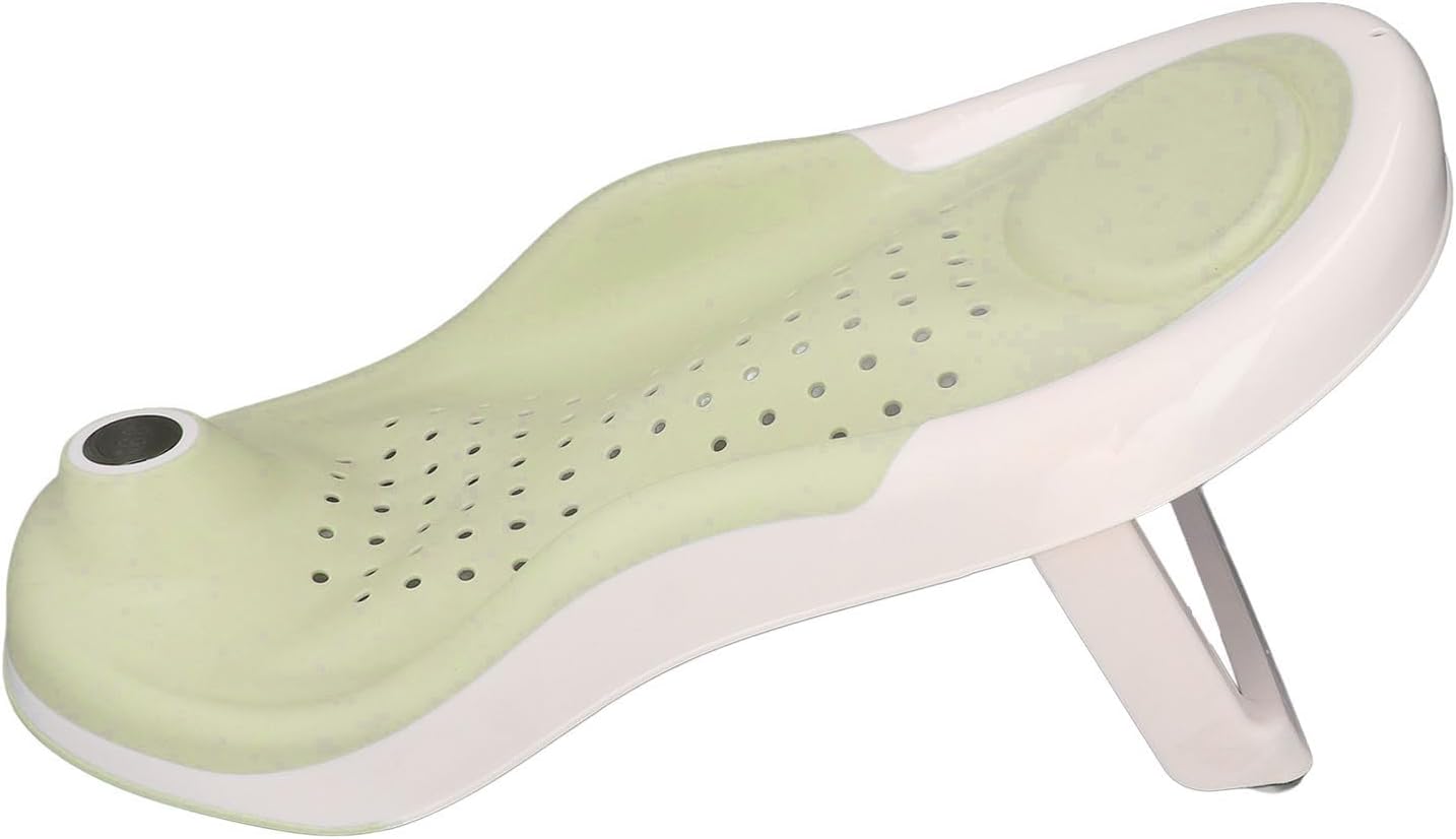 Baby Bath Support, Baby Bath Stand Foldable Ergonomic Infant Bath Support Tub Baby Bathtub Baby Bath for Baby Bathing (Green)