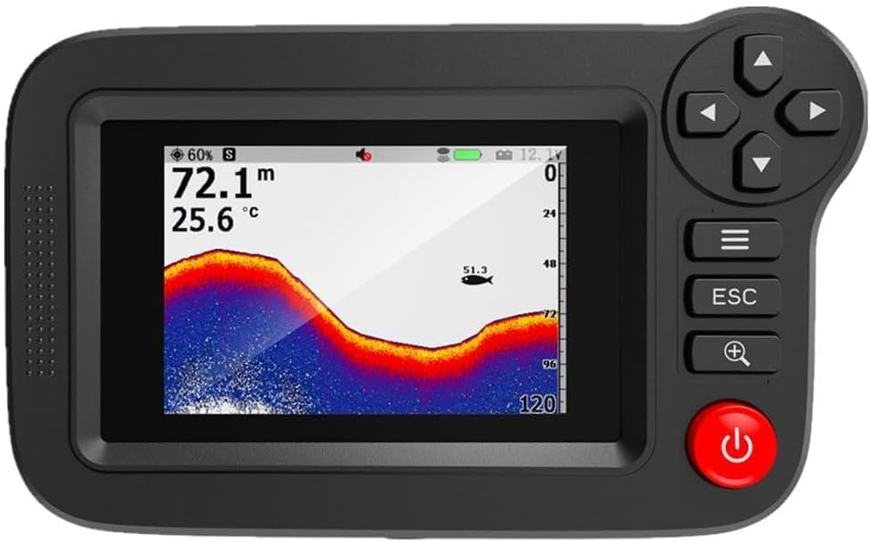 Wireless Sonar Fish Finder Color Screen Handheld Fishing Detector for Shore Kayak Ice Lake Sea Fishing