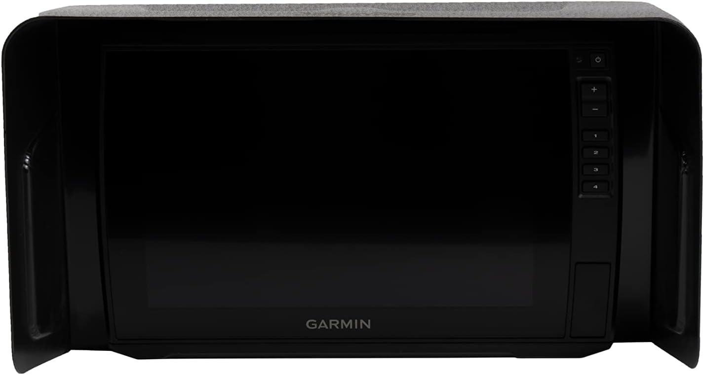 BerleyPro Visor Compatible With Garmin GPS, Fish Finders and Depth Finders - Sun Shade for Striker, Echomap, GPSMAP, and More - Echomap UHD2 7" Touch