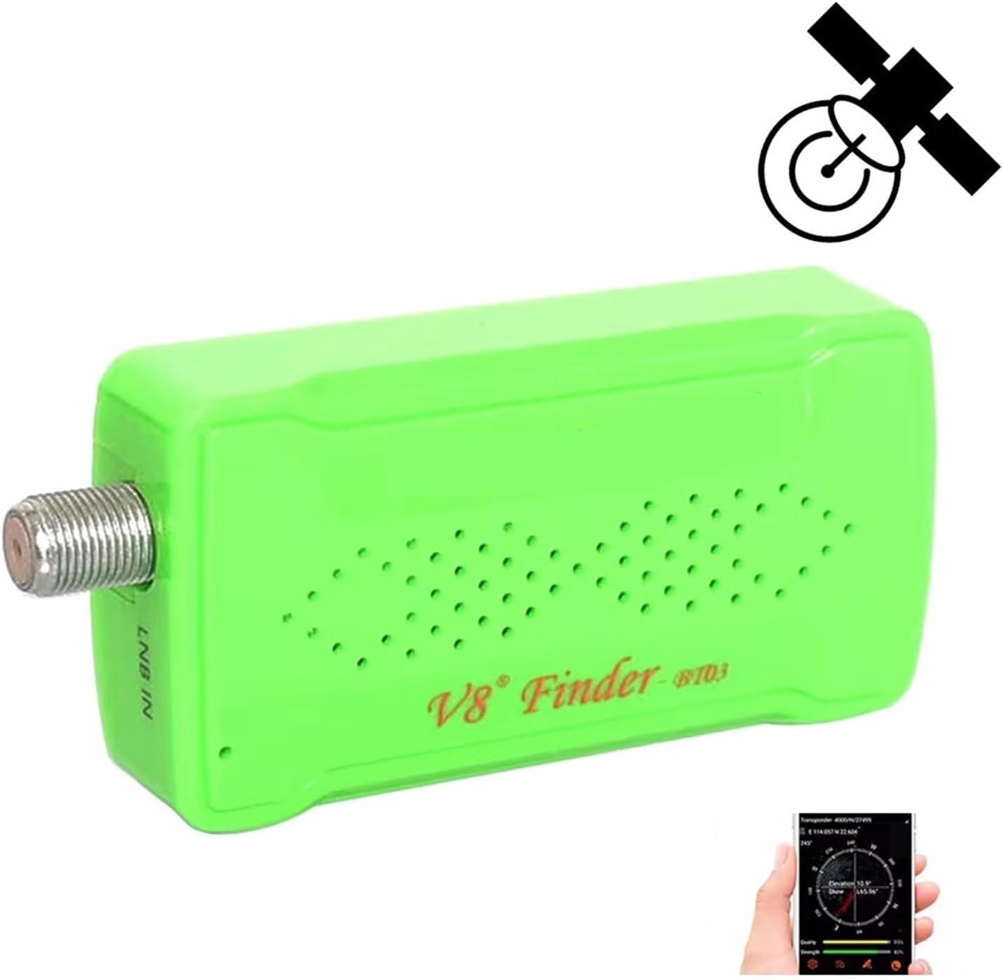 V8 Sat Finder Mini Satfinder DVB S / S2 Digital Signal Satellite Receiver for Dish Network Directv