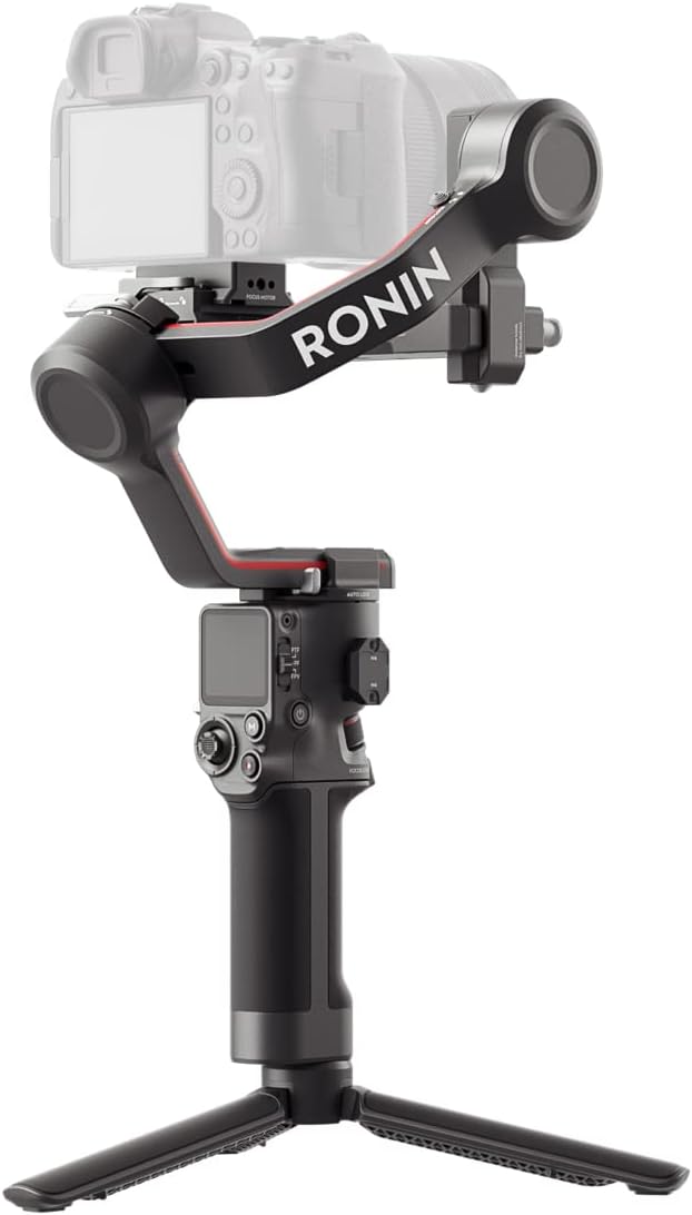 DJI RS 3 Mini, 3-Axis Gimbal Stabilizer for Cameras Canon/Sony/Panasonic/Nikon/Fujifilm, 2 kg (4.4 lbs) Tested Payload, Camera Stabilizer, Camera Gimbal with Native Vertical Shooting