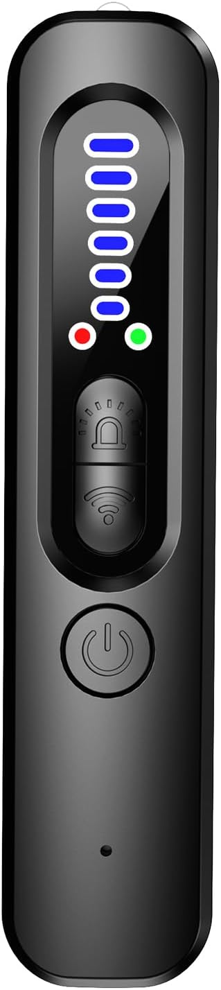 SELOWEA Hidden Camera Detector - Anti Spy/Car GPS Tracker/RF Signal/Bug Sweeper/Hidden Devices/Listening Device Detector - Portable Bug Finder for Office Car Hotel Travel Indoor Outdoor Use - PuriLite