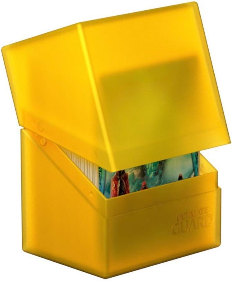 Ultimate Guard Boulder 100+ Classic, Deck Case for 100 Double-Sleeved TCG Cards, Onyx, Secure & Durable Storage for Trading Card Games, Soft-Touch Finish