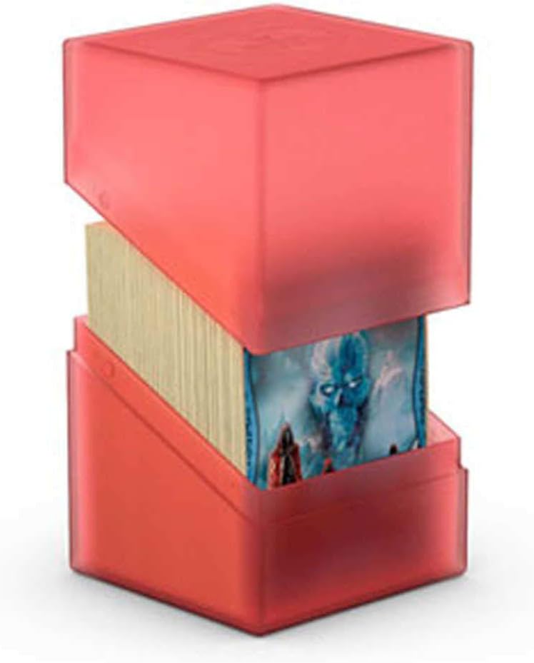 Ultimate Guard Boulder 100+ Classic, Deck Case for 100 Double-Sleeved TCG Cards, Onyx, Secure & Durable Storage for Trading Card Games, Soft-Touch Finish
