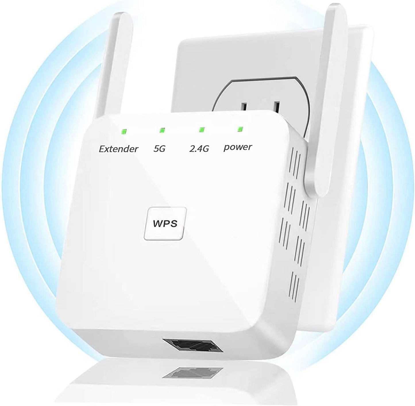 2025 Faster WiFi Extender, WiFi Repeater, Covers Up to 10000 Sq.ft and 80 Devices, Internet Booster - with Ethernet Port, Quick Setup, Home Wireless Signal Booster