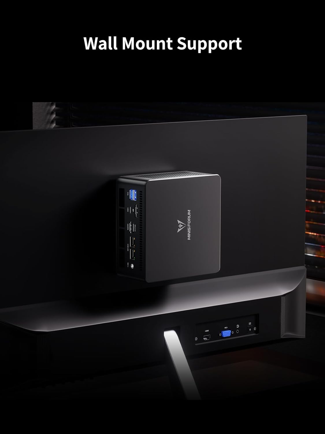 MINISFORUM UM760 Slim Mini PC AMD Ryzen 5 7640HS(6C/12T, up to 4.3GHz) 16GB RAM 1TB SSD Micro Computer, HDMI(4K), DP(4K),USB4(8K) Triple Video Output, AMD Radeon 760M Graphics 2.5G LAN Small PC