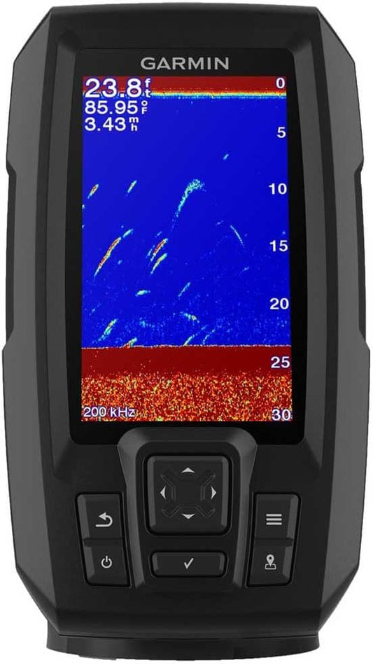 Garmin 010-01870-01 Striker Plus 4 with Dual-Beam Transducer, 4 inches - PuriLite