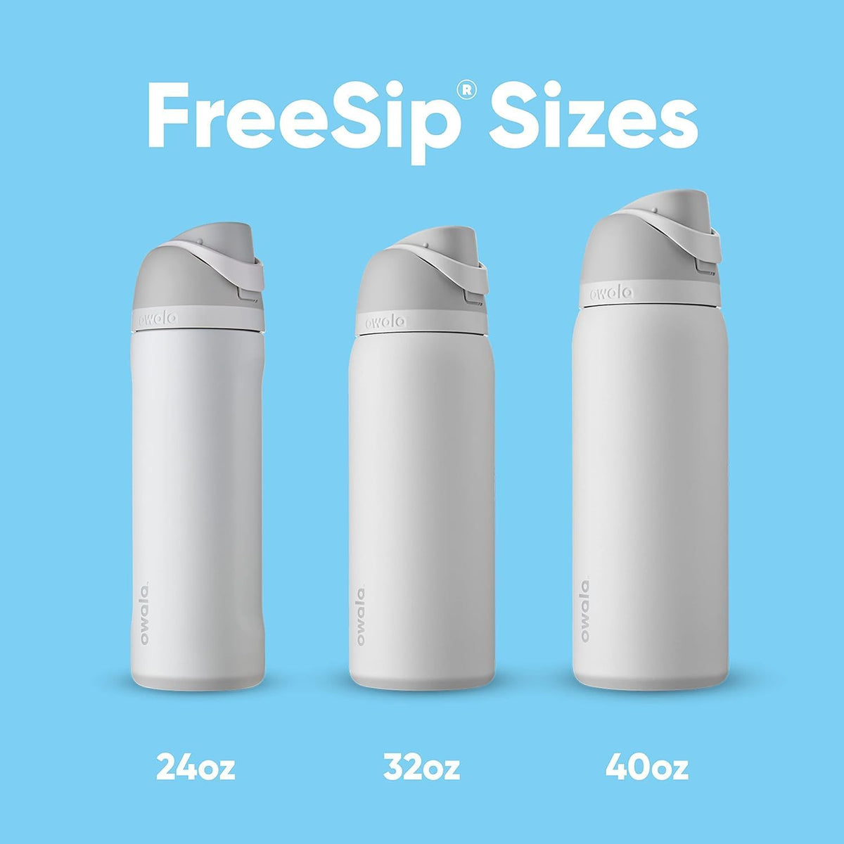 Owala FreeSip Insulated Stainless Steel Water Bottle with Straw for Sports, Travel, and School BPA-Free Sports Water Bottle, 24 oz, Beach House - PuriLite