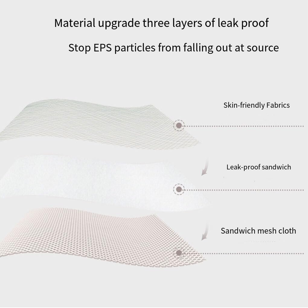 gosduiwip Baby Bath Pillow Soft Comfort and Anti-Slide for Relaxing Bath Experience Soft and Comfortable Float Bather Bathtub Pad, White