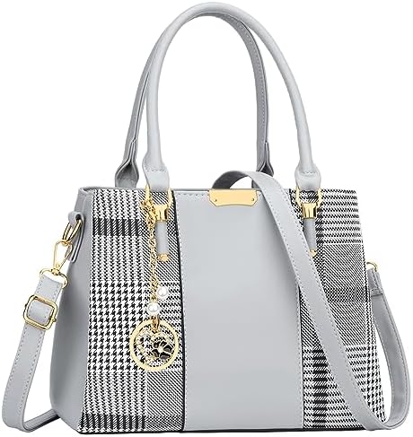 KKXIU Trendy Tote Bag for Women Lightweight Oxford Big Capacity Shoulder Purses and Handbags