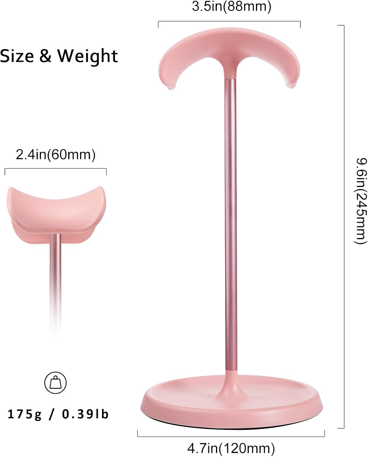 Purilite Select Headphone Stand with Storage Base