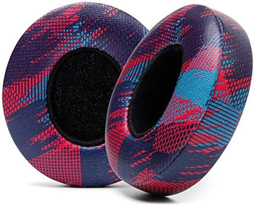 WC Extra Thick Replacement Earpads for Beats Solo 2 & 3 by Wicked Cushions - Ear Pads for Beats Solo 2 & 3 Wireless ON-Ear Headphones - Soft Leather, Luxury Memory Foam, Strong Adhesive | White