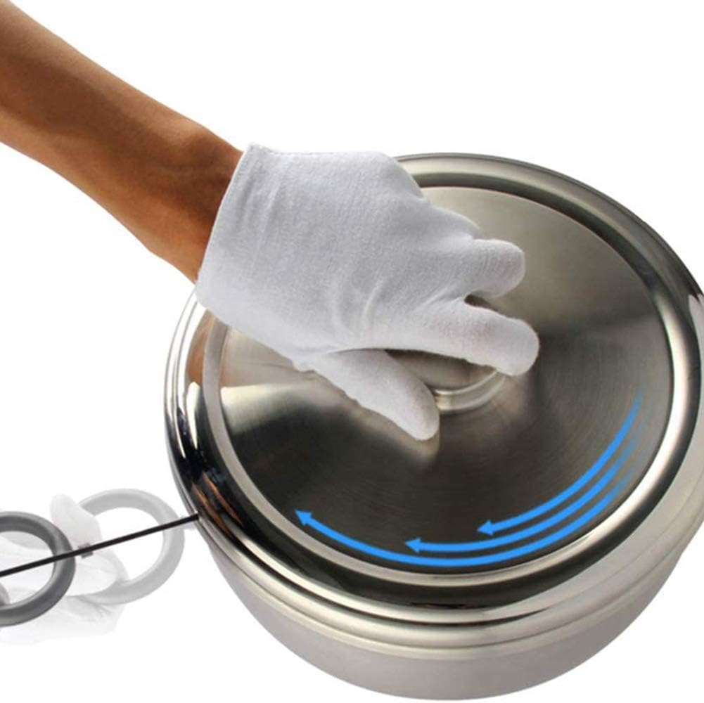 Salad Spinner, Stainless Steel Salad Vegetable Dehydration,Large Capacity Salad Dryer,Household Rotary Kitchen Washing Vegetable and Fruit Water Spinner-A