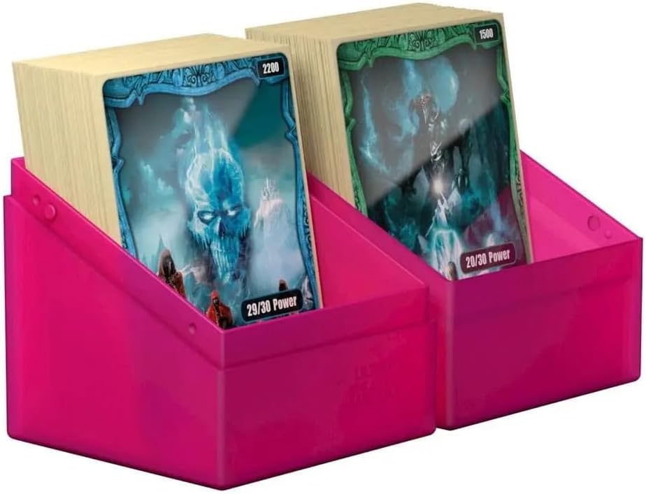 Ultimate Guard Boulder 100+ Classic, Deck Case for 100 Double-Sleeved TCG Cards, Onyx, Secure & Durable Storage for Trading Card Games, Soft-Touch Finish
