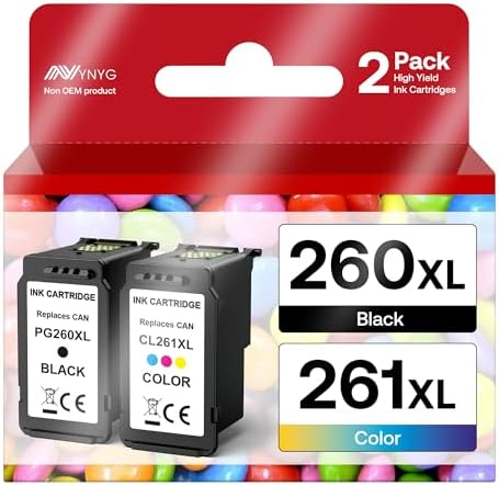 245XL 246XL Combo Pack Compatible for Canon Ink 245 246 PG-245XL CL-246XL Work with Canon Pixma TS3120 MG2520 MX492 TR4520 TS202 MG2525 MG3022 MG2522 MG2922 MG2420 Remanufactured (Black, Tri-Color)
