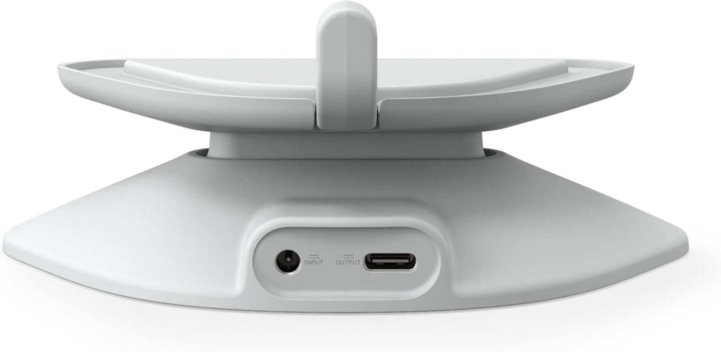 Echo Show 5 (3rd Gen) Adjustable Stand with USB-C Charging Port | Glacier