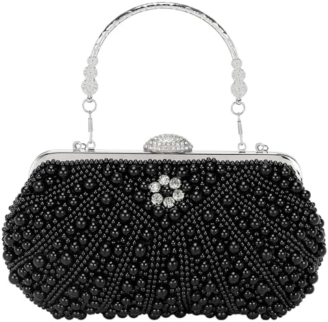 DTGN Clutch Purse Evening Clutch Bag Handbag Cross Body Bag for Women Formal Wedding Club