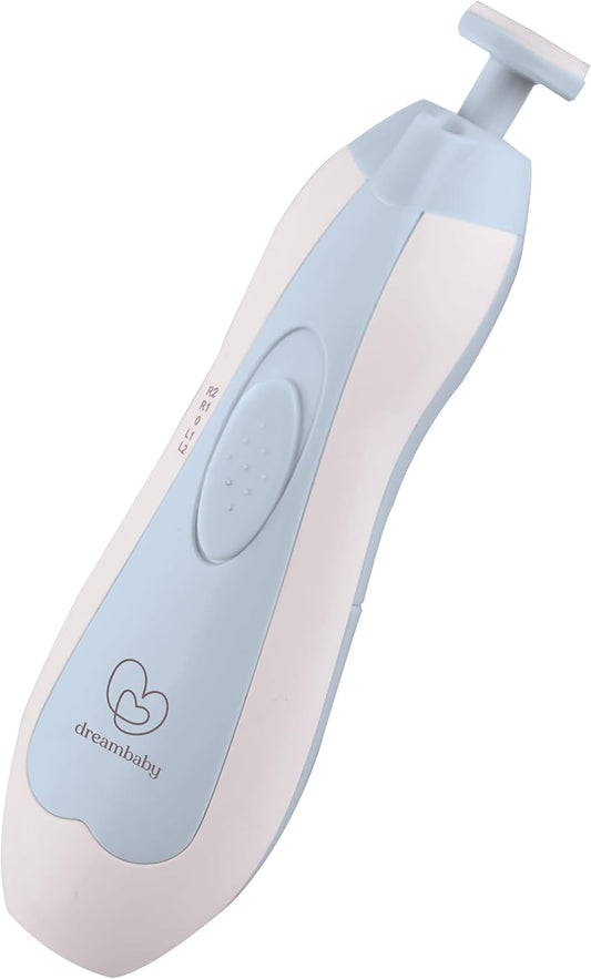 Dreambaby Baby & Me Nail Care Kit - 16 Piece Electric Nail Trimmer for Babies - Comes with 6 Shape & Trim Options and 8 Replacement Pads - PuriLite